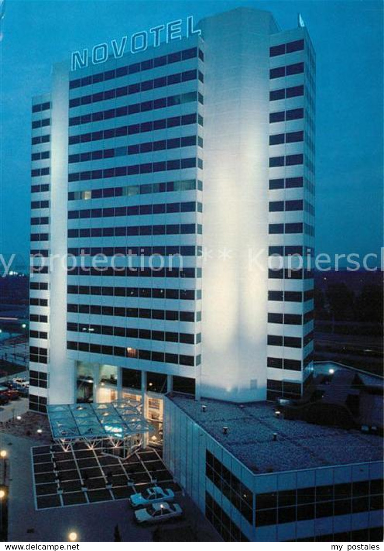 Rotterdam Novotel Rotterdam Brainpark Nachtaufnahme