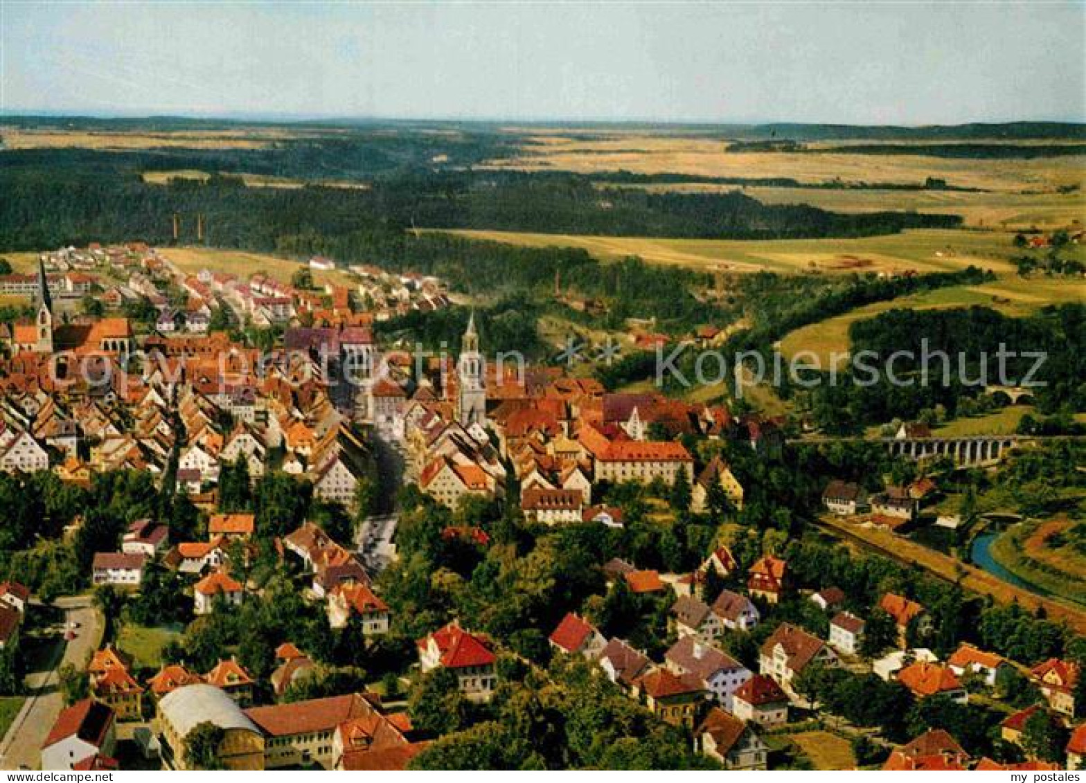 Rottweil Neckar Fliegeraufnahme