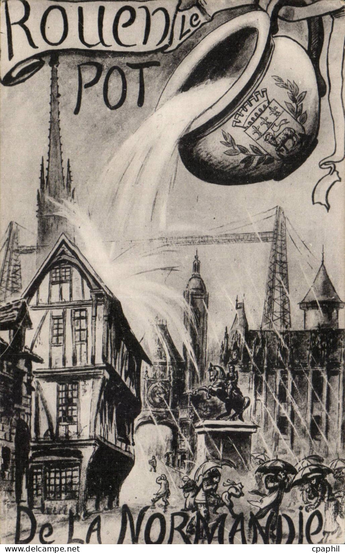 Rouen - Le Pot - Souvenir - CPA