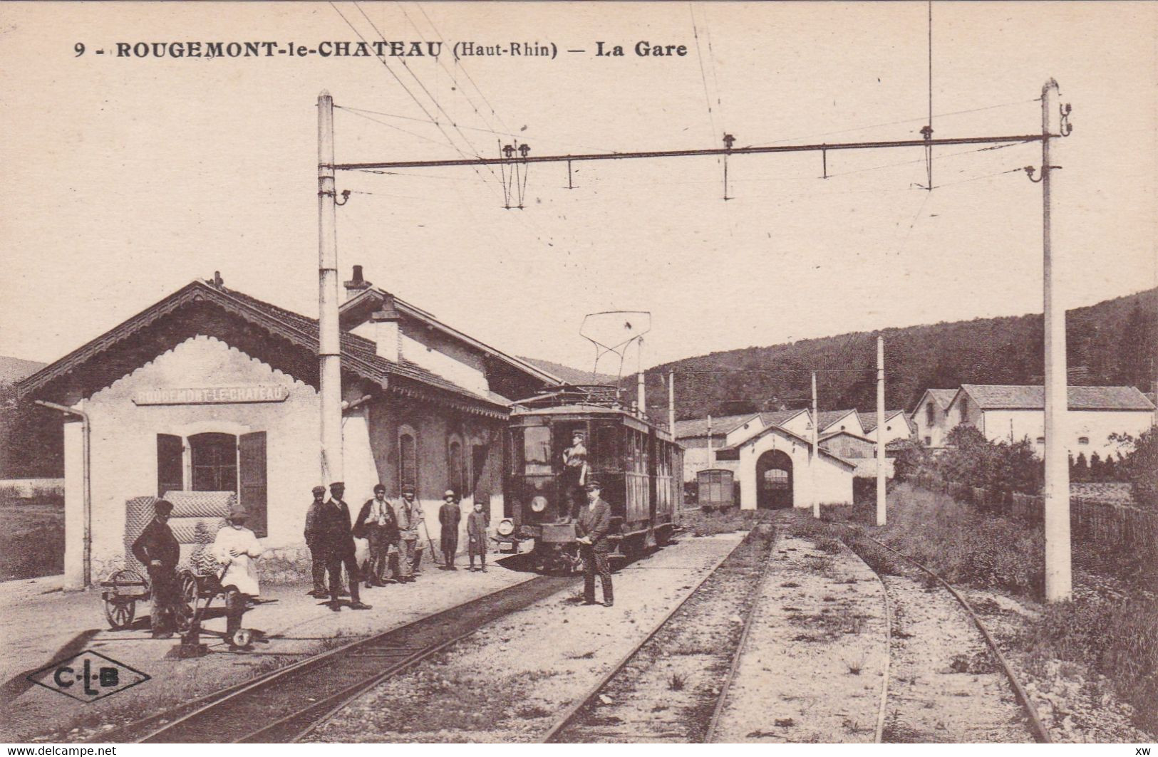 ROUGEMONT-le-CHATEAU -90- La gare (Train en Gare) - Animation - 10-09-24