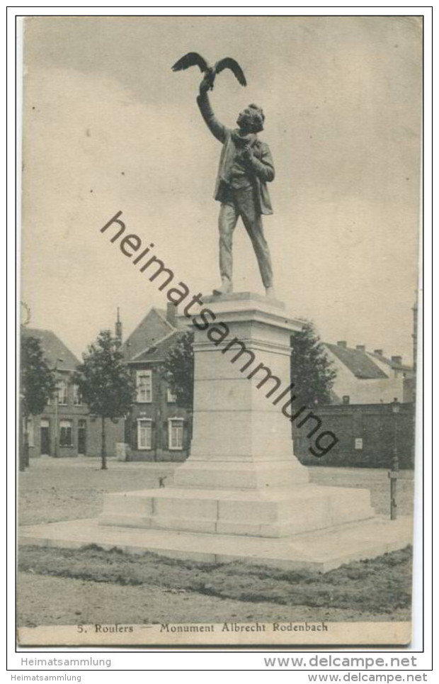 Roulers Roeselare - Monument Albrecht Rodenbach - Feldpost