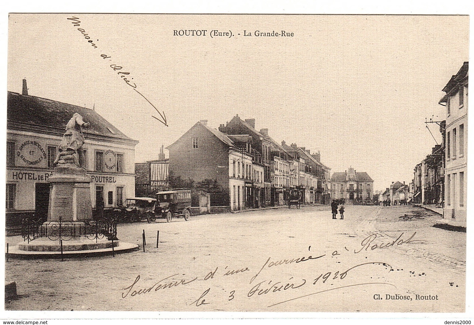 ROUTOT (27) - La Grande-Rue - Ed. Cl. Dubosc, Routot