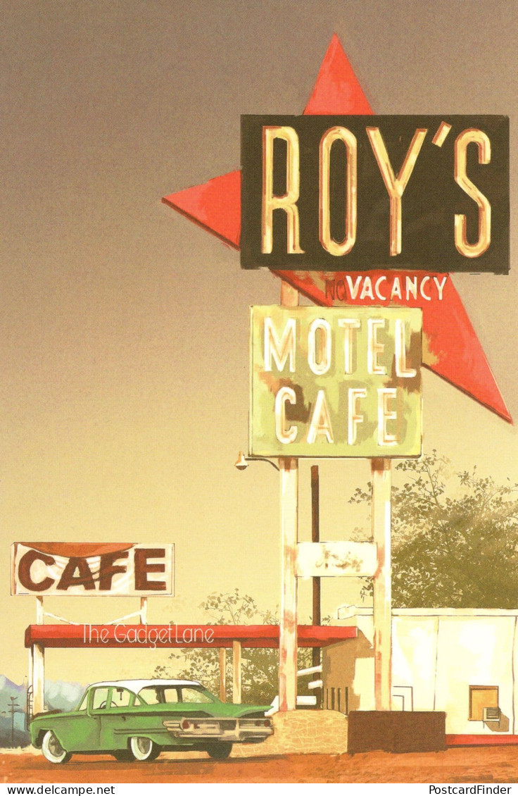 Roy's Motel Cafe Route 66 California Restaurant Plain Back Postcard