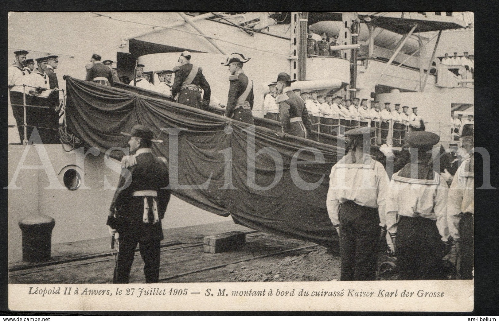 ROYALTY / Belgium / Belgique / België / prince Albert / future roi Albert I / prins Albert / Antwerpen / 1905