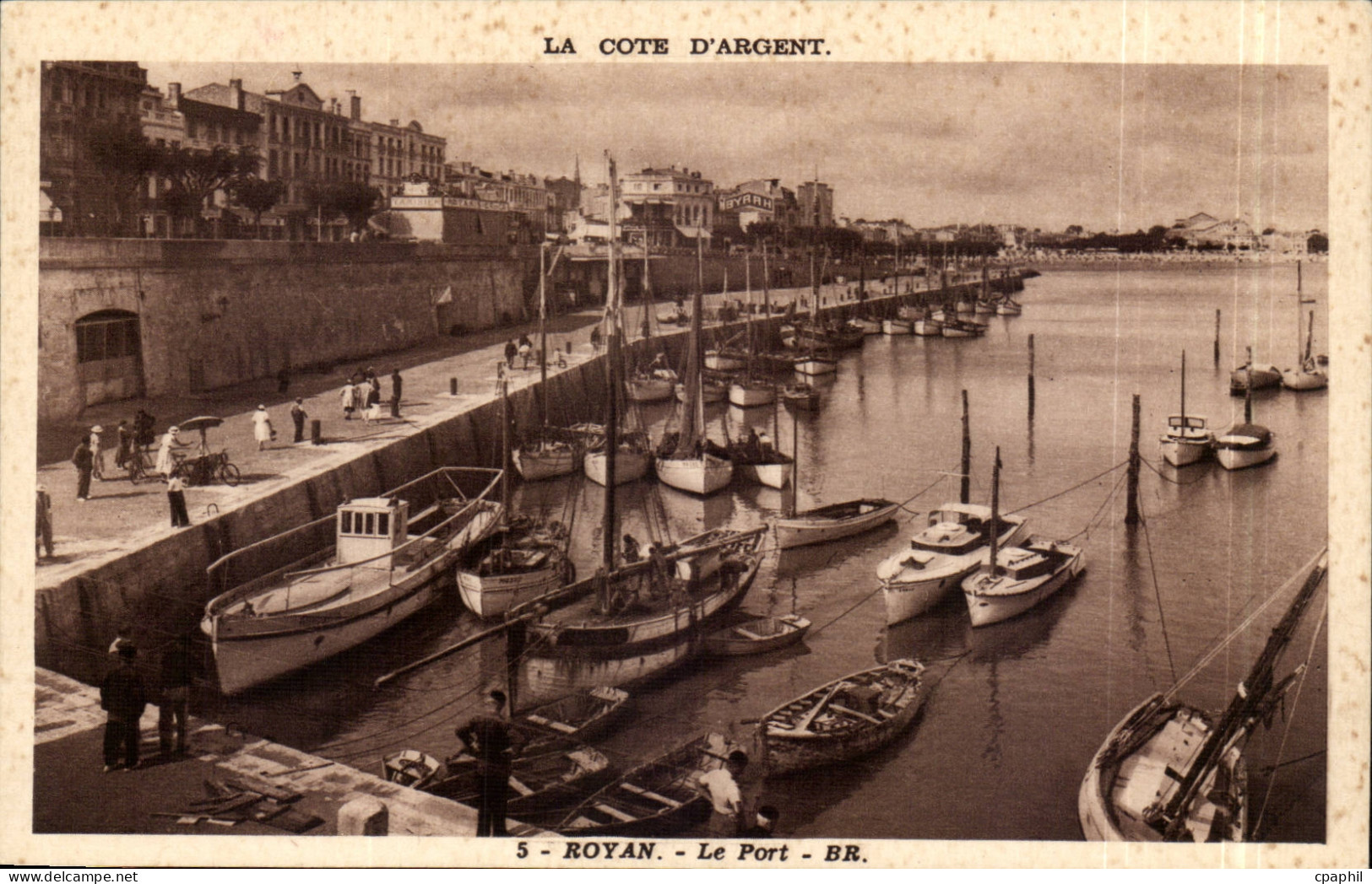 Royan CPA Le port (bateaux)