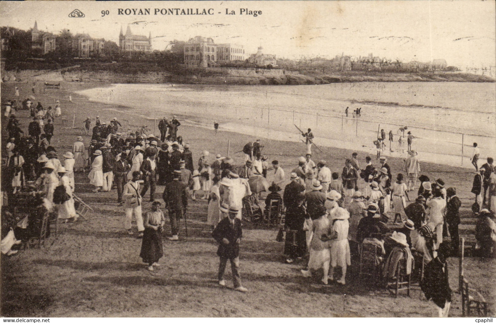 Royan Pontaillac CPA La plage