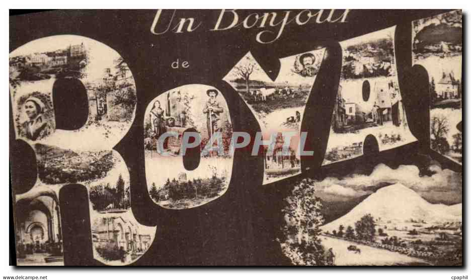 Royat - Souvenir - Un Bonjour - CPA
