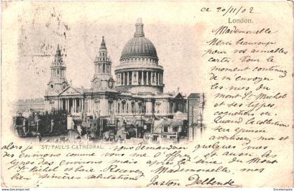 CPA Carte Postale Royaume Uni London St. Paul's Cathedral 1902 VM78147