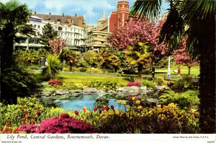 CPA Lily Pond Central Gardens Bournemouth Dorset