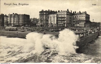 CPA Rough Sea Brighton