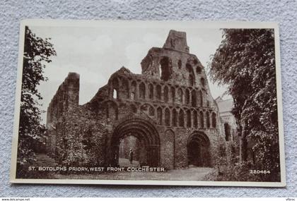 G61, Colchester, St Botolphs priory, west front, Angleterre