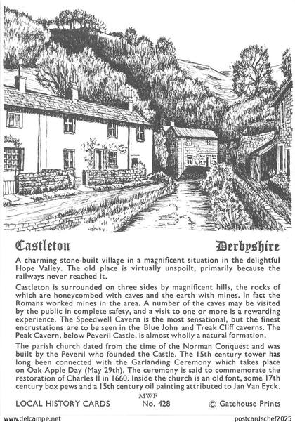 BR75775 derbyshire   castleton   uk