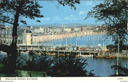 Weymouth Dorset Hafen Strand