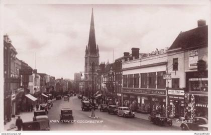 Woolworths Colchester Essex High Street Antique RPC Postcard