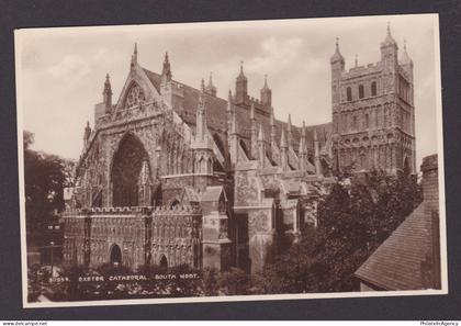 Vintage postcard, England Exeter Cathedral, Unused