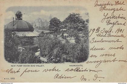 England - HARROGATE - New Pump Room Bog Valley - Year 1901