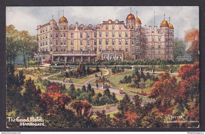 Vintage Postcard England Harrogate Grand Hotel