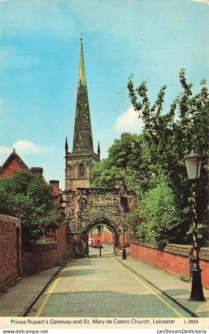 ROYAUME UNI - Leicester - Prince Rupert s Gateway - St Mary de Castro Church - Carte Postale