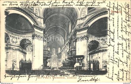 London St Paul's Cathedral Interior