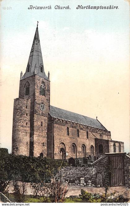 BR101358 brixworth church northamptonshire  uk
