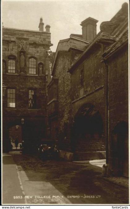 Oxford Oxfordshire College Porch