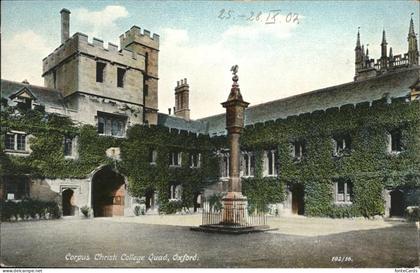 Oxford Oxfordshire Corpus Christi College Quad