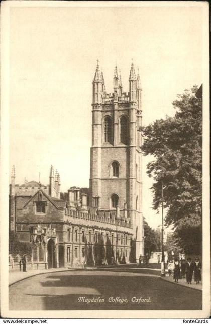 Oxford Oxfordshire Magdalen College