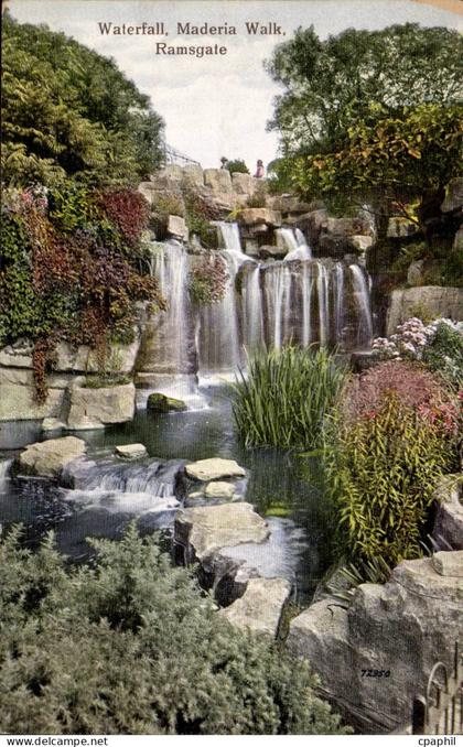 Great Britain CPA Waterfall Madeira Walk Ramsgate