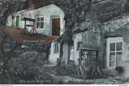 Holy Austin Rock Staffordshire Restoration Postcard