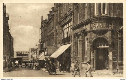 hanley , stoke on trent , staffordshire * lamb street * bank banco banque * uk