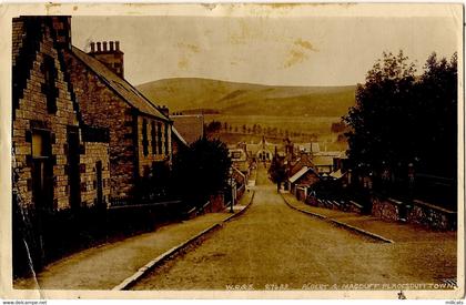 SCOTLAND BANFFSHIRE DUFF TOWN  ALBERT AND MCDUFF PLACES  RP  pu 1913