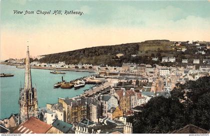 B90933 view from chapel hill   rothesay scotland