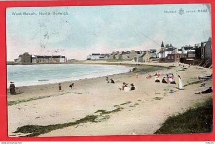 EAST LOTHIAN  NORTH BERWICK  WEST BEACH  pu 1905