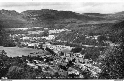 REAL PHOTOGRAPH - SCOTLAND < GENERAL VIEW OF BIRNAM AND DUNKELD