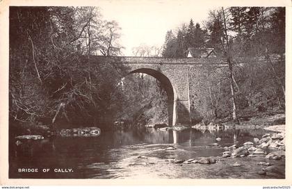 uk12744 bridge of cally scotland real photo  uk