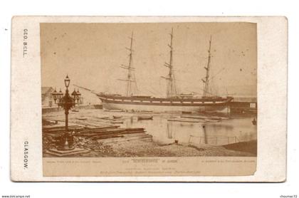 (Photo carte de visite) 851, George Bell Glasgow, Ship Renfrewshire of Glasgow