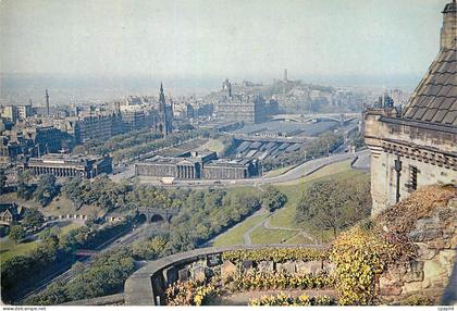 CPM Edinburgh Scotland A Panoramic View ofthe City Looking North East From Edinburgh Castle