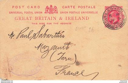 CPA Galashiels-Letter Card-Timbre-RARE-En l'état      L2416