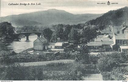 callander , stirlingshire , scotland * callander bridge & ben ledi * écosse uk