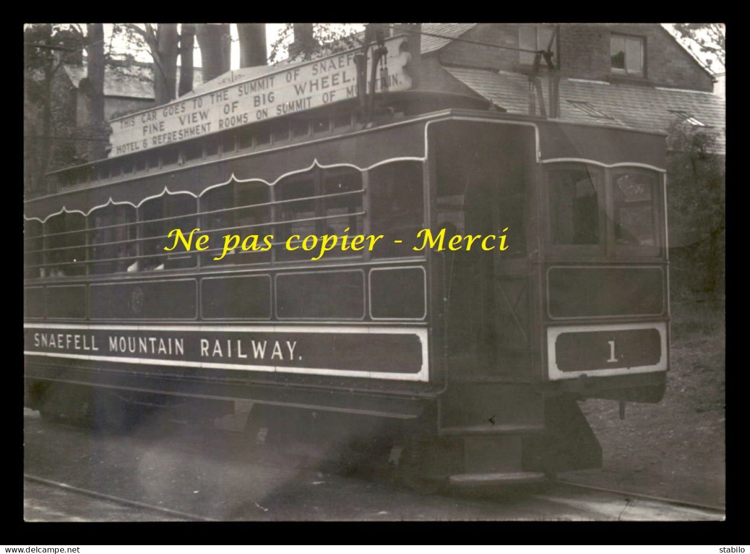ROYAUME-UNI - ILE DE MAN - MOUNTAIN RAILWAY - CARTE PHOTO MODERNE