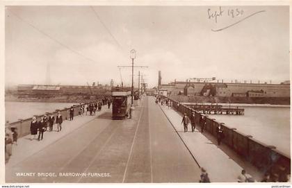 England - BARROW-IN-FURNESS - Tram - Walney Bridge