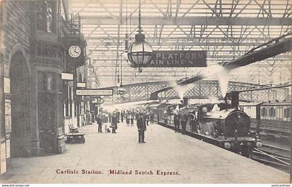 England - CARLISLE - Carlisle Station - Midland Scotch Express