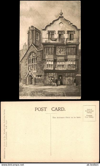 Postcard Exeter Exeter Old Mol's Coffee House 1932