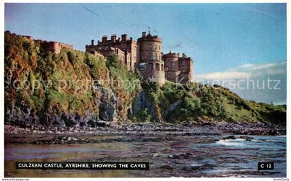 South Ayrshire Culzean Castle showing the caves