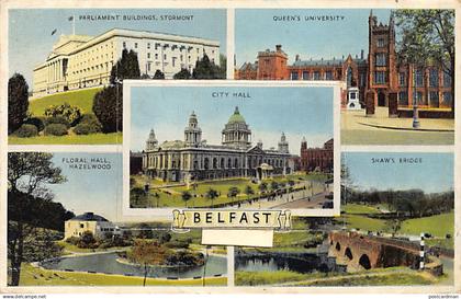 Northern Ireland - BELFAST - Sachet Postcard