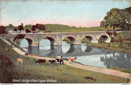 Northern Ireland - BELFAST - Shaw's Bridge, River Lagan