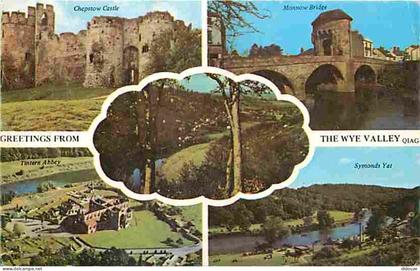 Carte Postale - Pays de Galles - The Wye Valley - Chepstown Castle - Monnow Bridge - Tintern Abbey - Symonds Yat - Ecrit