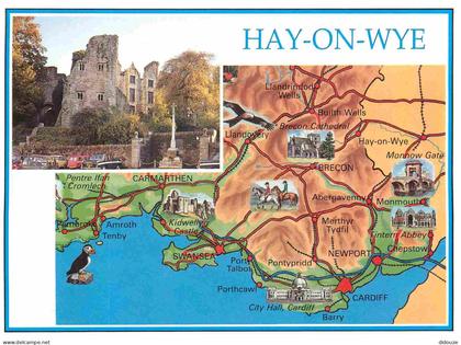 Carte Postale - Royaume-Uni - Pays de Galles - Hay-on-wye - Carte Géographique - Powys - Wales - CPM - Voir Scans Recto-