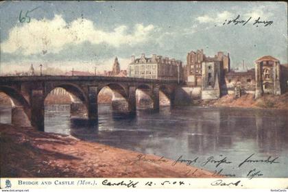 Newport  Monmouthshire UK Bridge Castle