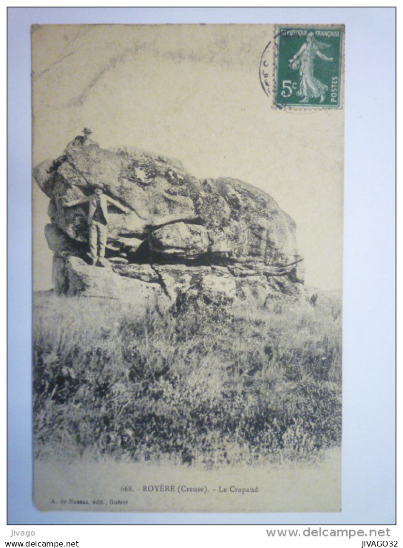 ROYERE  (Creuse)  :  Le  CRAPAUD